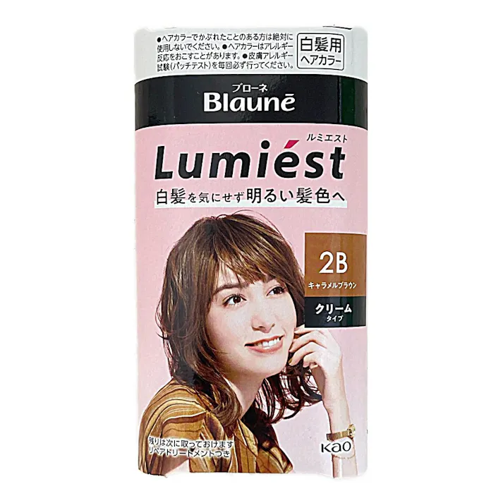 ブローネ ルミエスト 白髪用ヘアカラー クリームタイプ 2B キャラメルブラウン
