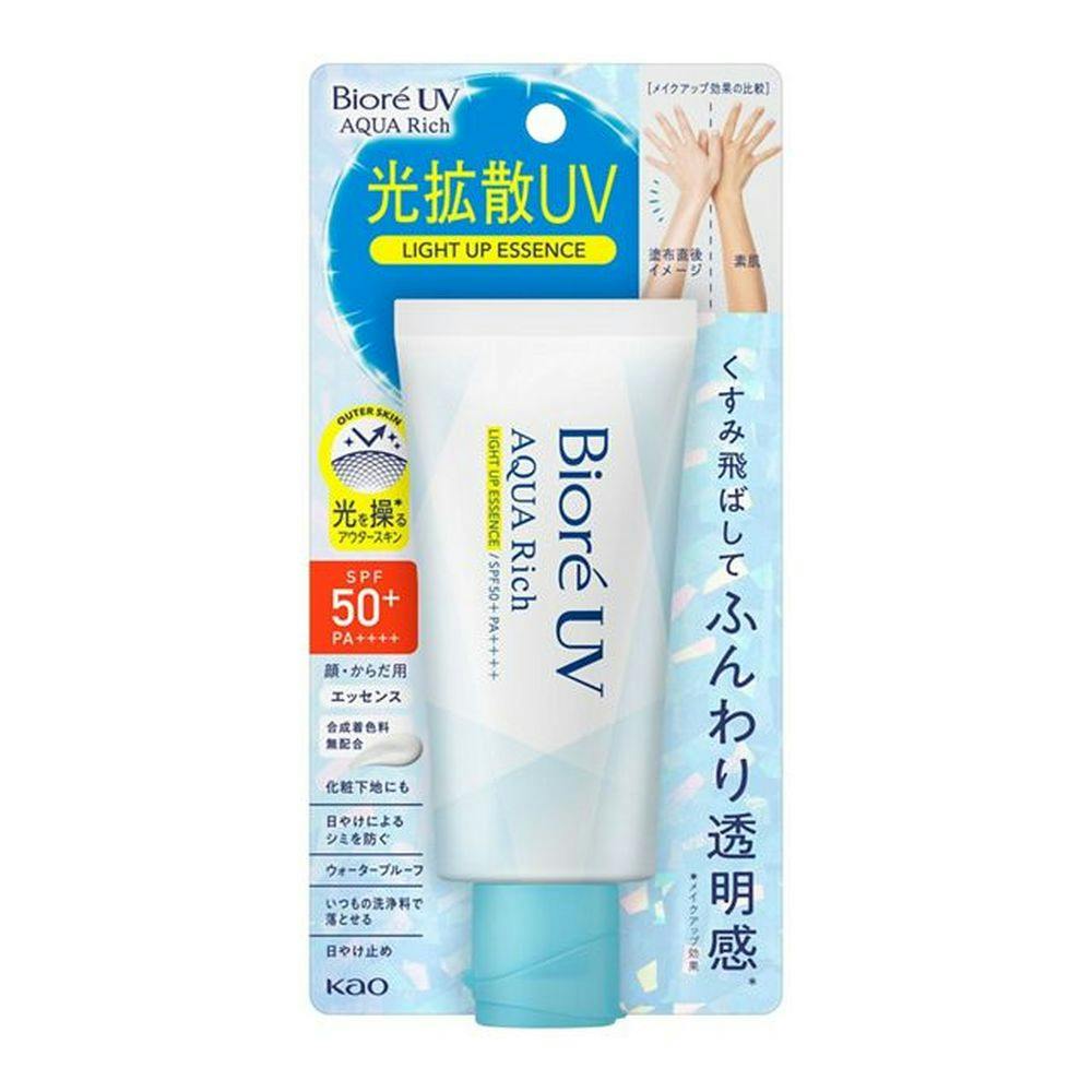 花王 ビオレ UV アクアリッチ ライトアップエッセンス SPF50＋ PA＋＋＋＋ 70g | ヘルスケア・ビューティー |  ホームセンター通販【カインズ】