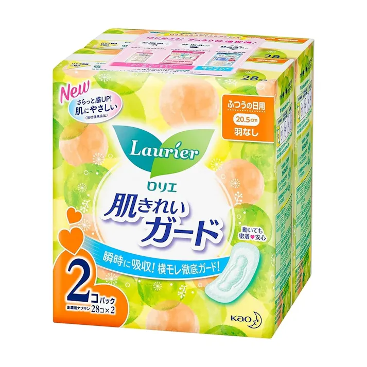 ロリエ 肌きれいガード ふつうの日用 羽なし 28枚×2個パック