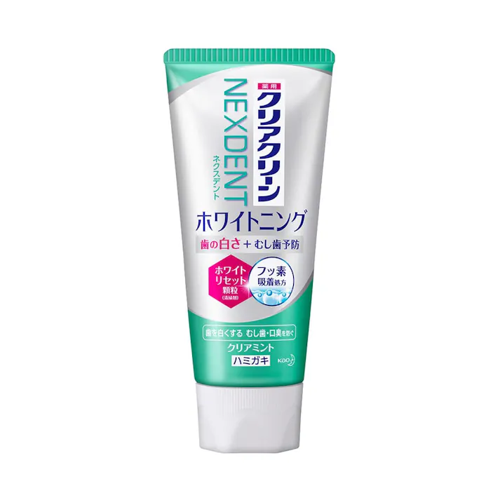 クリアクリーン NEXDENT (ネクスデント) ホワイトニング クリアミント 120g