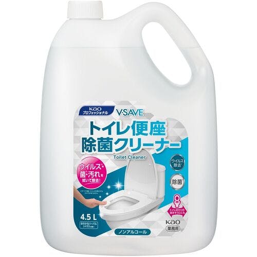 花王 業務用V-SAVE 便座除菌クリーナー 4.5L 398772 トイレ用洗剤・除菌剤 花王 業務用V-SAVE 便座除菌クリーナー 4.5L 398772 トイレ用洗剤・除菌剤