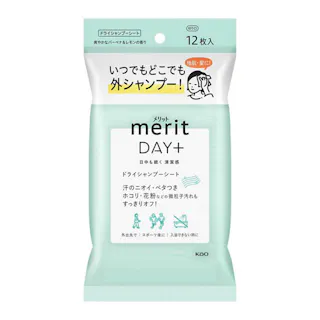 メリットDAY+ ドライシャンプーシート 12枚入