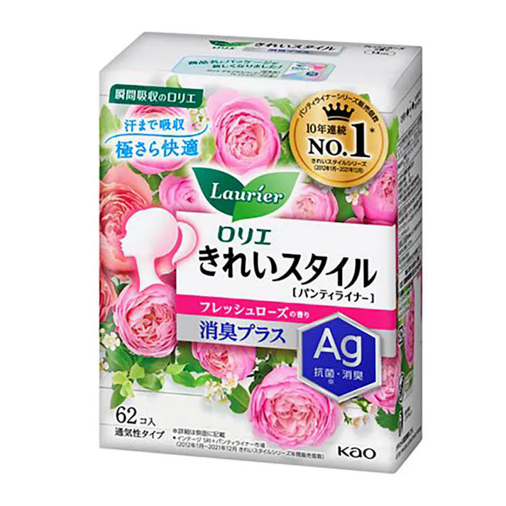 ロリエ きれいスタイル フレッシュローズの香り 消臭プラス 62個入