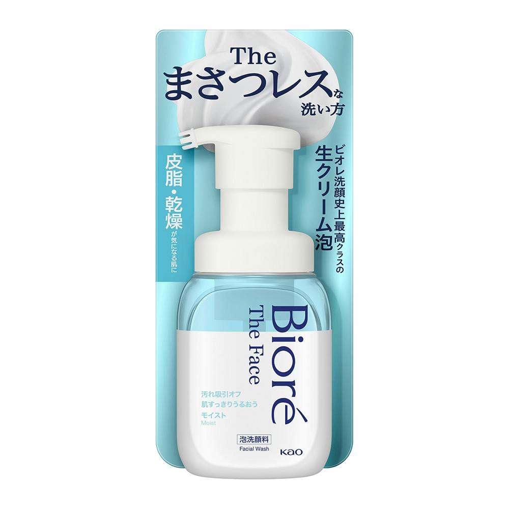 ビオレ ザフェイス 泡洗顔料 モイスト 本体 200ml | コスメ・化粧品