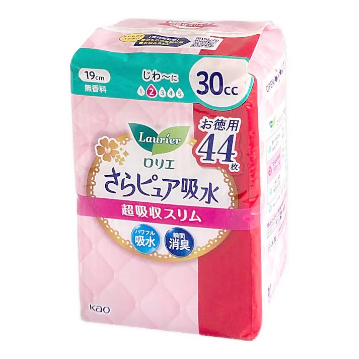 ロリエ さらピュア吸水 超吸収スリム30cc44枚SJ