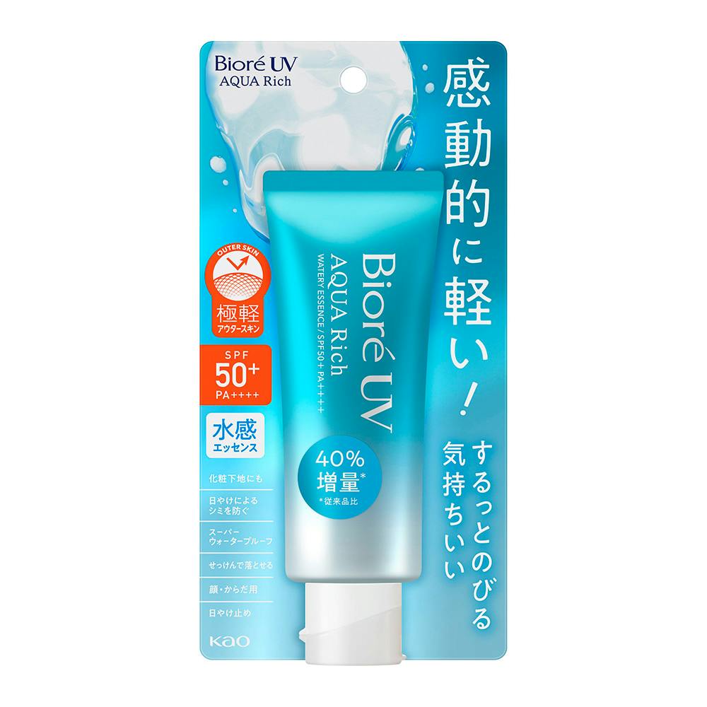 ローズアクアUVカラークリーム イエロー ビオレ UV アクアリッチ ウォータリーエッセンス SPF50+ 50g