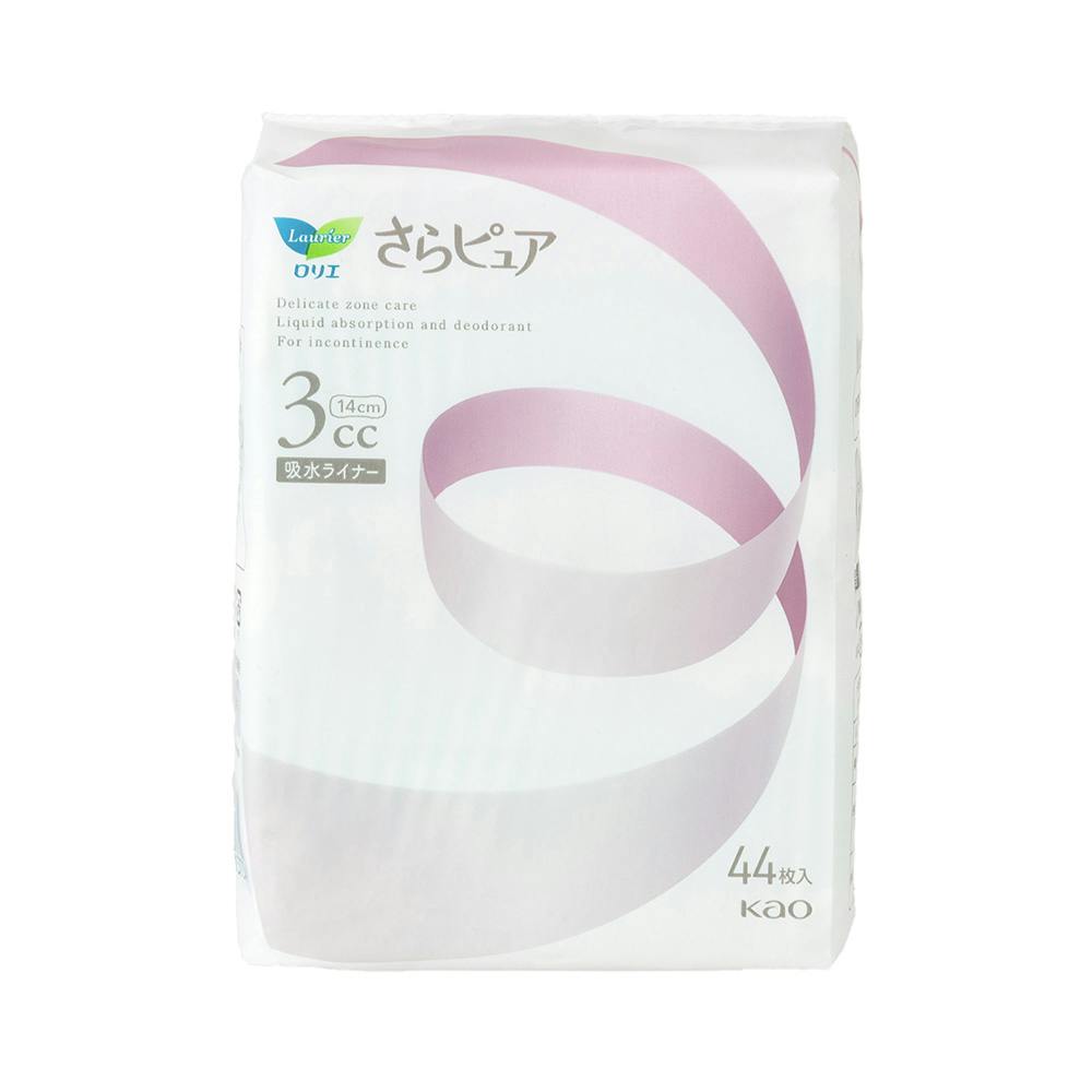 花王 ロリエ さらピュア 3cc 無香料 吸水ライナー 限定デザイン 44枚 生理用品 ホームセンター通販【カインズ】