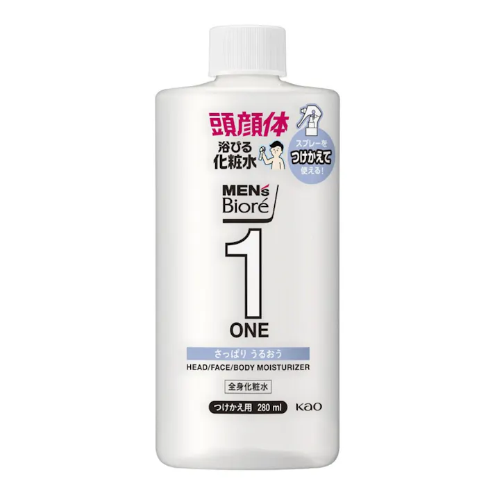 メンズビオレ ONE 全身化粧水スプレー さっぱり 大容量 付替 280ml
