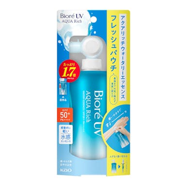 【ポイント10倍】花王 ビオレ UV アクアリッチウォータリーエッセンス SPF50+ フレッシュパウチ 120g