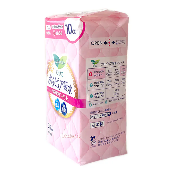 ロリエ さらピュア吸水 超吸収スリム 10cc 無香料 36個