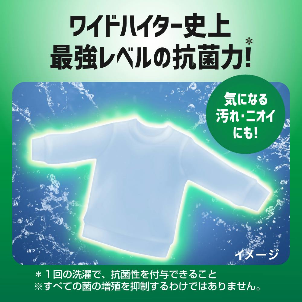 花王 ワイドハイター PRO 抗菌リキッド 詰替 450ml | 洗濯洗剤