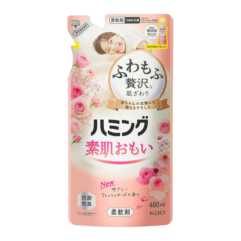 ハミング フレッシュローズ 詰替 480ml 衣料用柔軟剤 ハミング フレッシュローズ 詰替 480ml 衣料用柔軟剤
