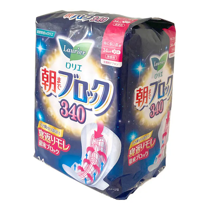 ロリエ 朝までブロック 340 14個入