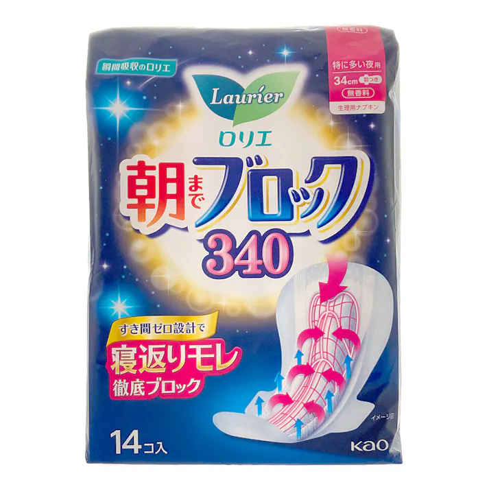 ロリエ 朝までブロック 340 14個入