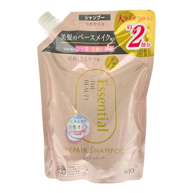 花王 エッセンシャル ザビューティ 髪のキメ美容リペアシャンプー 詰替 700ml