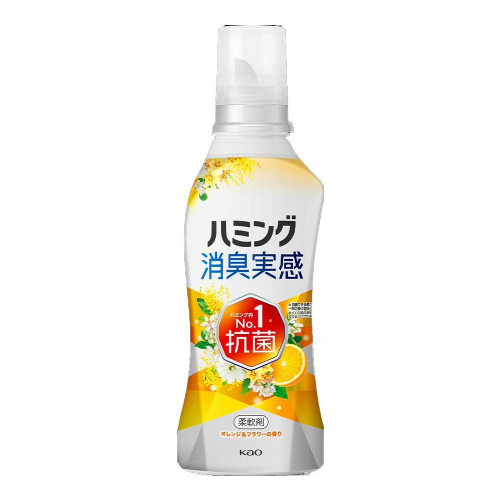 ◇花王 ハミング消臭実感 オレンジ＆フラワーの香り 本体 510ml | 洗濯洗剤 通販 | ホームセンターのカインズ