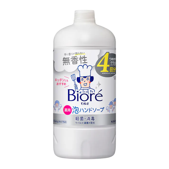 ビオレu泡 ハンドソープ 無香性 詰替 770ml