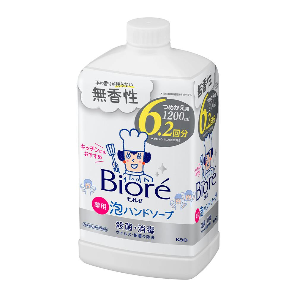 ビオレu 泡ハンドソープ 無香性 詰替 1200ml | ボディソープ