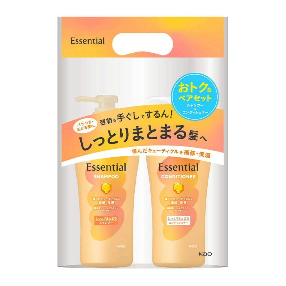 シャンプーせット エッセンシャル しっとりまとまる シャンプー\u0026コンディショナー ミニ
