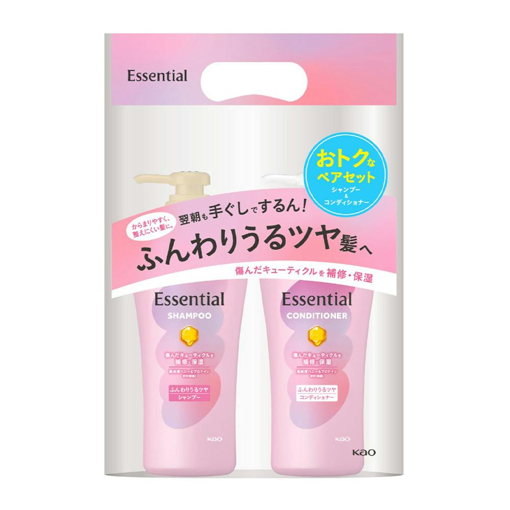 エッセンシャル ふんわりうるツヤ シャンプー＋コンディショナー
