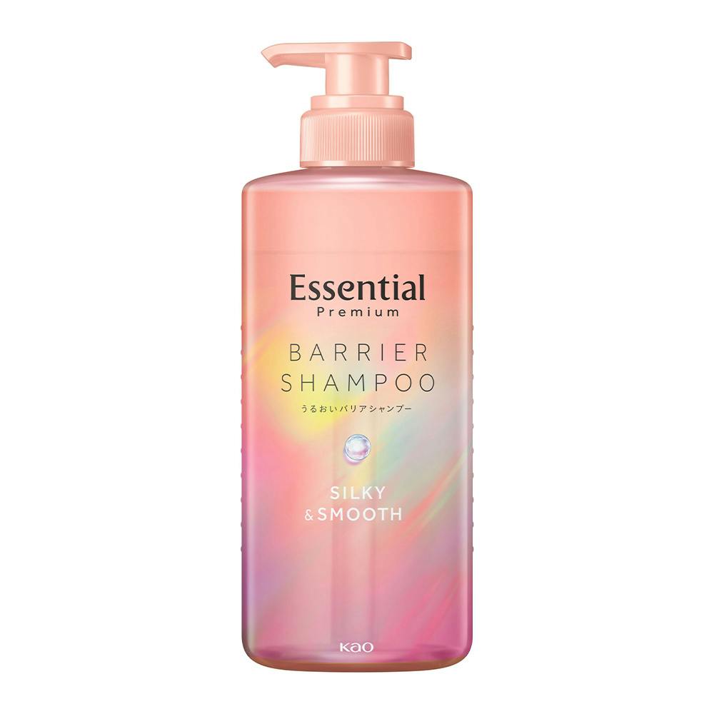 エッセンシャル プレミアム うるおいバリアシャンプー シルキー&スムース 本体 450ml シャンプー エッセンシャル プレミアム うるおいバリアシャンプー シルキー&スムース 本体 450ml シャンプー