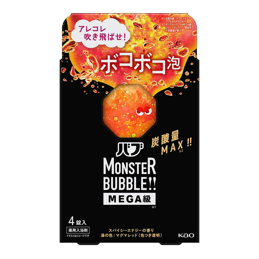 バブ モンスターバブルMEGA級 ボコボコ泡 4錠 | 入浴剤 通販