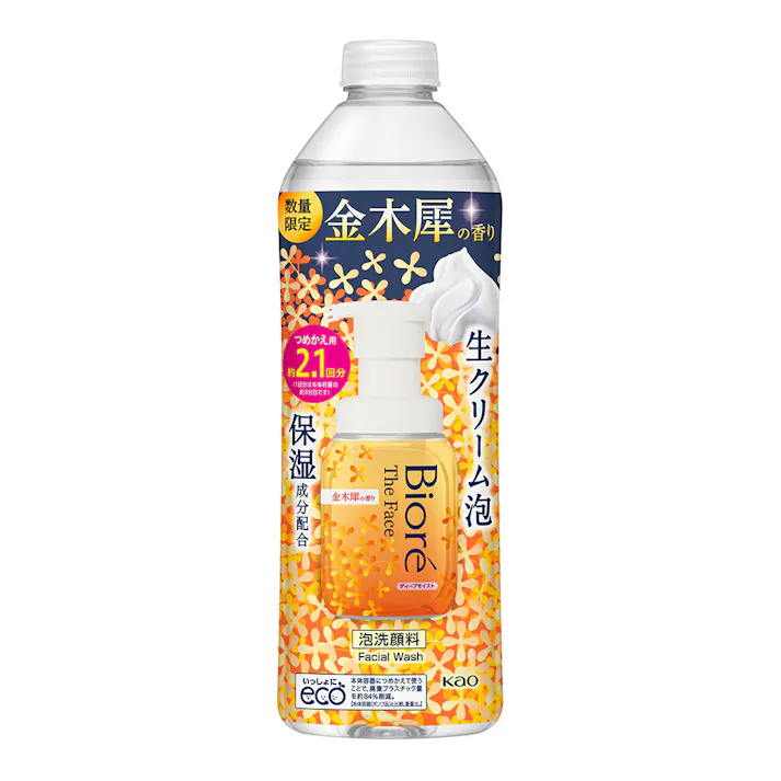 ビオレ ザフェイス 泡洗顔ディープモイスト 金木犀の香り 詰替(販売終了)