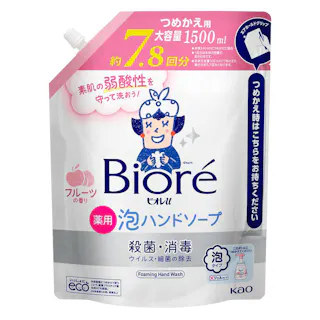 ビオレu 薬用 泡ハンドソープ フルーツの香り 詰替 1500ml