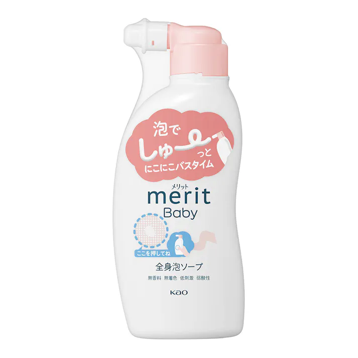 メリット ベビー全身泡ソープ ポンプ 300ml