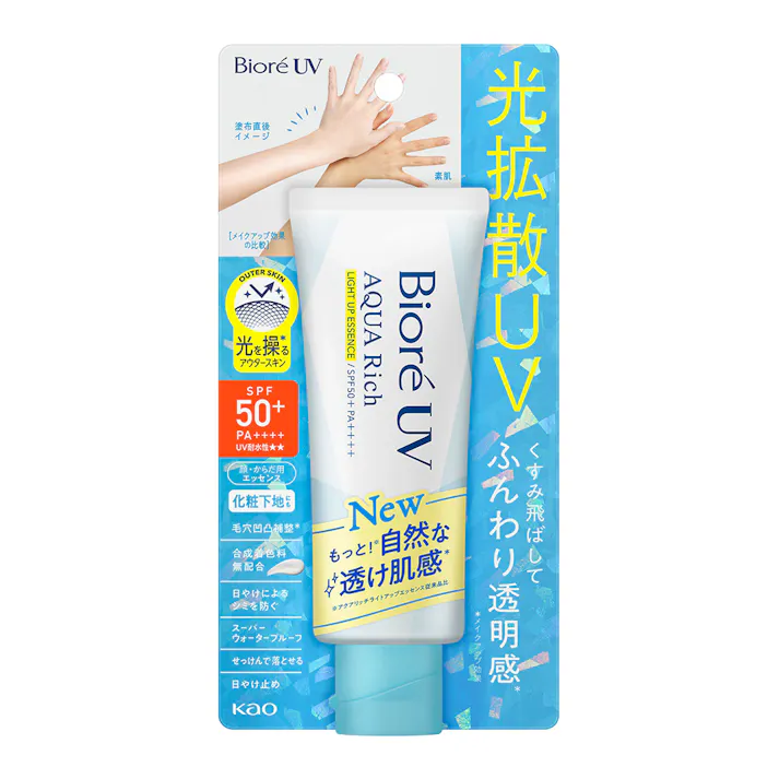 ビオレ UV アクアリッチ ライトアップエッセンス SPF50+ PA++++ 70g