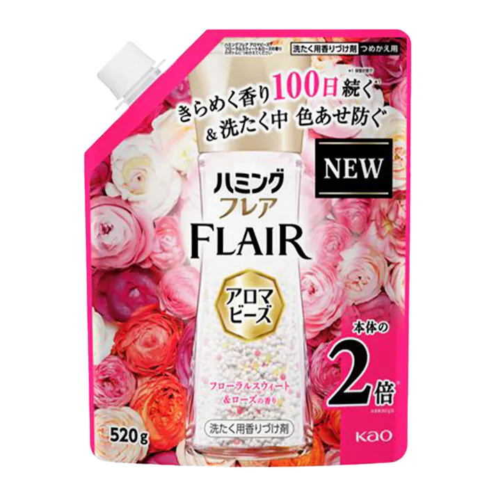 ハミングフレア アロマビーズ フローラルスウィート&ローズの香り 詰替 520g