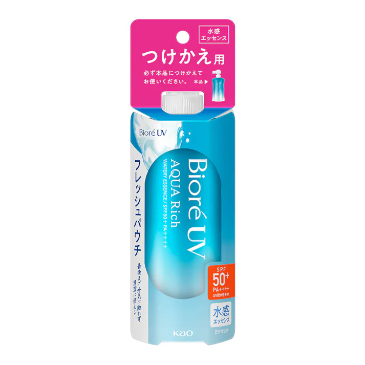 ビオレ UV アクアリッチ ウォータリーエッセンス フレッシュパウチ 付替 SPF50+ PA++++ 120g