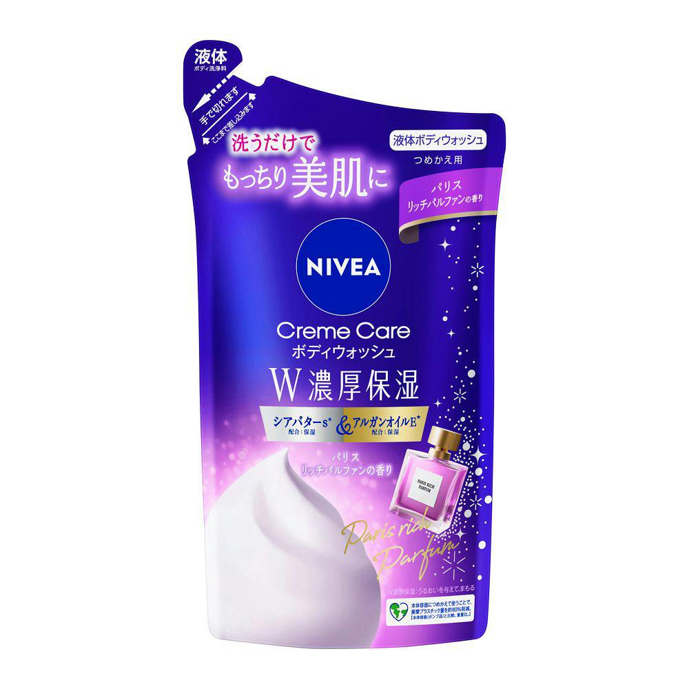 ニベア クリームケアボディウォッシュ W濃厚保湿 パリスリッチ