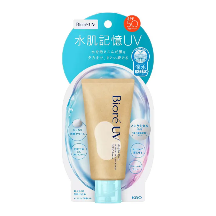 ビオレ UV アクアリッチ ウォータリーホールドクリーム SPF50 PA+++ 50g