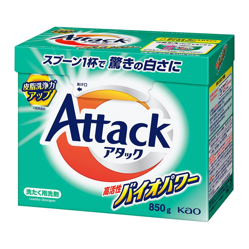 アタック 高活性バイオパワー 大 850g 衣料用洗剤 アタック 高活性バイオパワー 大 850g 衣料用洗剤