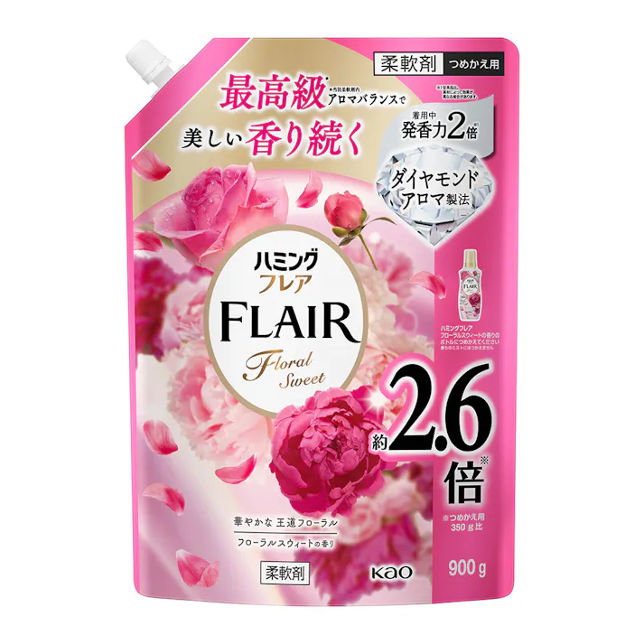 ハミングフレア フローラルスウィートの香り 詰替 900g
