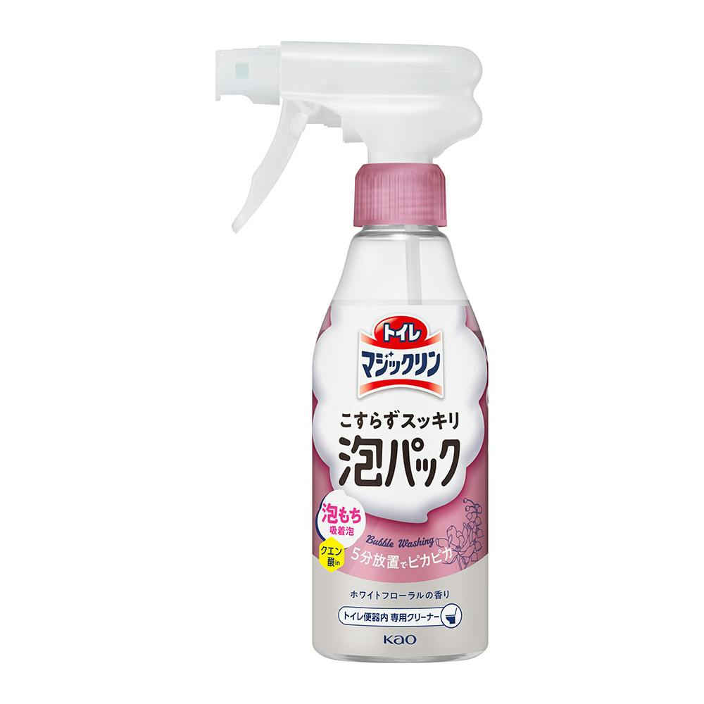 トイレマジックリン 泡パック ホワイトフローラルの香り 本体 300ml トイレ洗剤