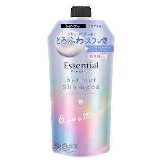 エッセンシャル プレミアム うるおいバリアシャンプー グロウ&モイスト 詰替 340ml