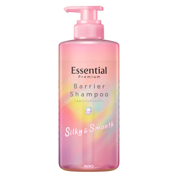 エッセンシャル プレミアム うるおいバリアシャンプー シルキー&スムースポンプ 450ml