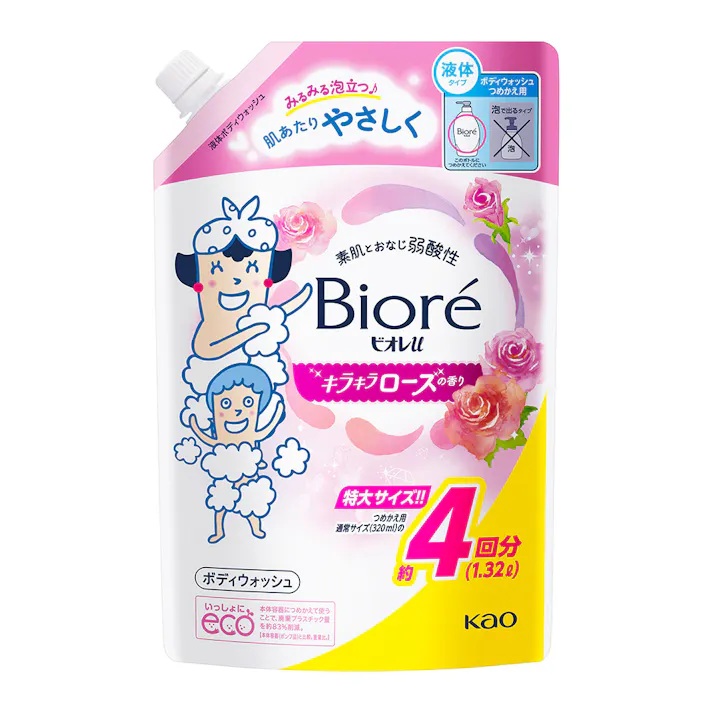 ビオレu キラキラローズの香り 詰替 1320ml