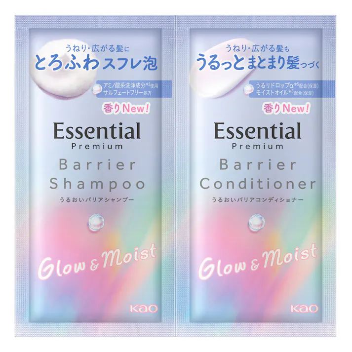 エッセンシャル プレミアム バリアシャンプー&コンディショナー グロウ ピロー