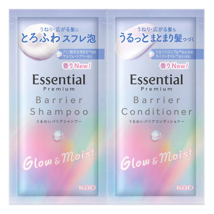 エッセンシャル プレミアム バリアシャンプー&コンディショナー グロウ ピロー