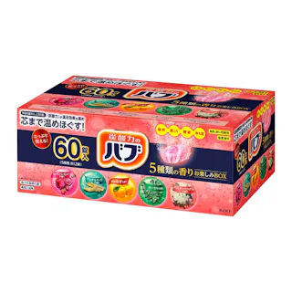 バブ 5種の香りお楽しみBOX バラエティ 60錠(5種類 各12錠)
