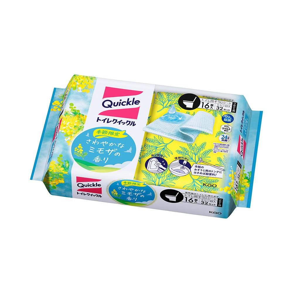 トイレクイックル さわやかなミモザの香り 詰替 16枚入