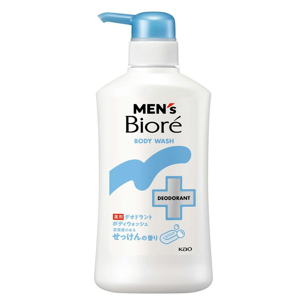 メンズビオレ 薬用デオドラントボディウォッシュ 清潔感のあるせっけんの香り 本体 420ml