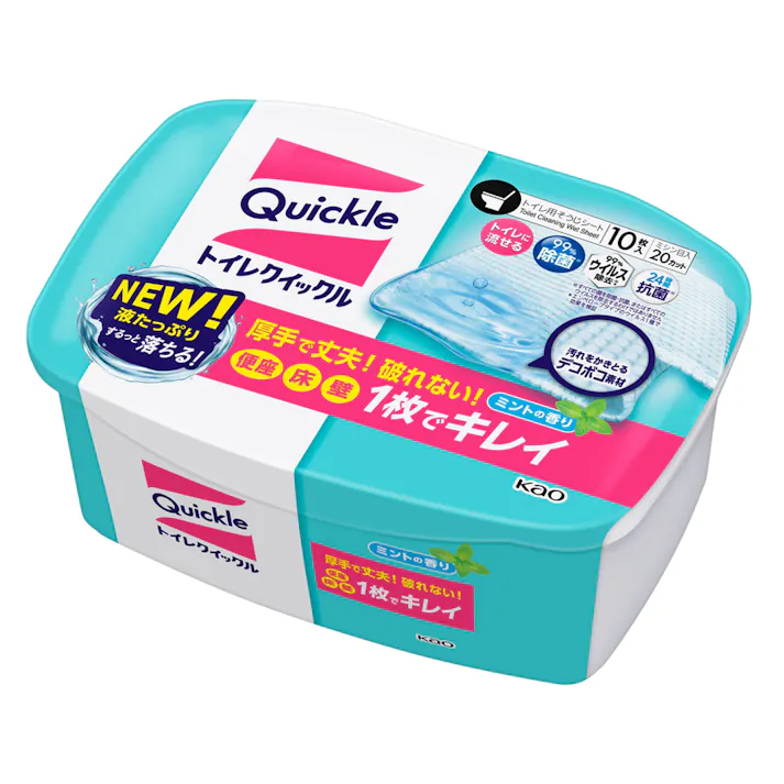 トイレクイックル ミントの香り 本体 10枚入