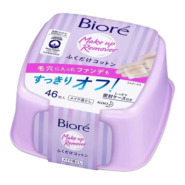 ビオレ ふくだけコットン 本体 46枚入 メイク落とし