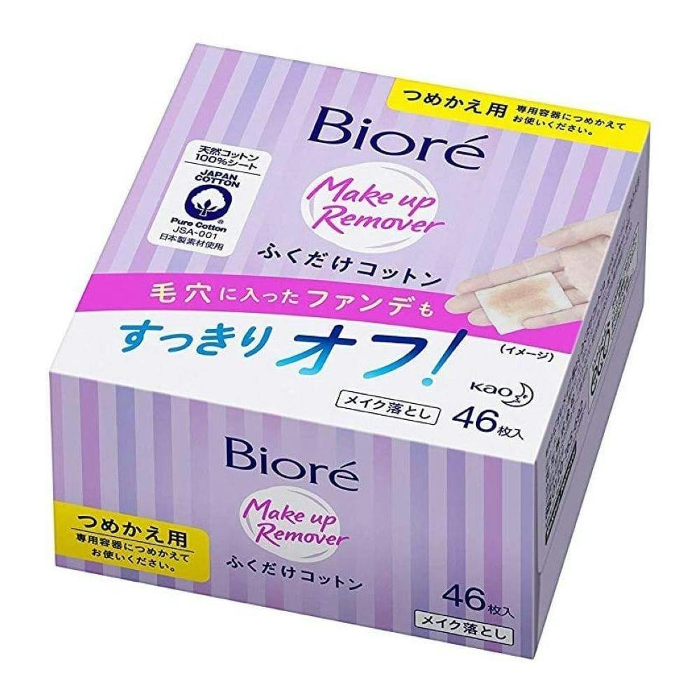 花王 ビオレ ふくだけコットン 替え 46枚入 メイク落とし | コスメ