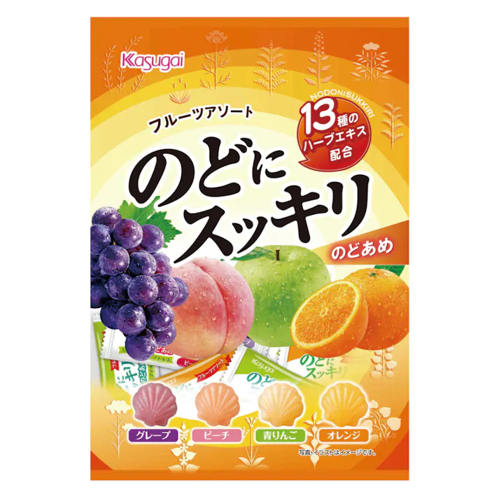 のどにスッキリフルーツアソート