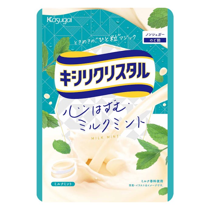 春日井製菓 キシリクリスタル ミルクミントのど飴 71g